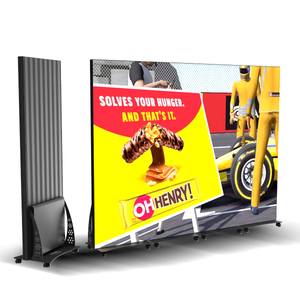 Indoor Floor Standing Led Mirror Screen Digital Signage Display Led Poster Mall led screen Shopping center advertising display