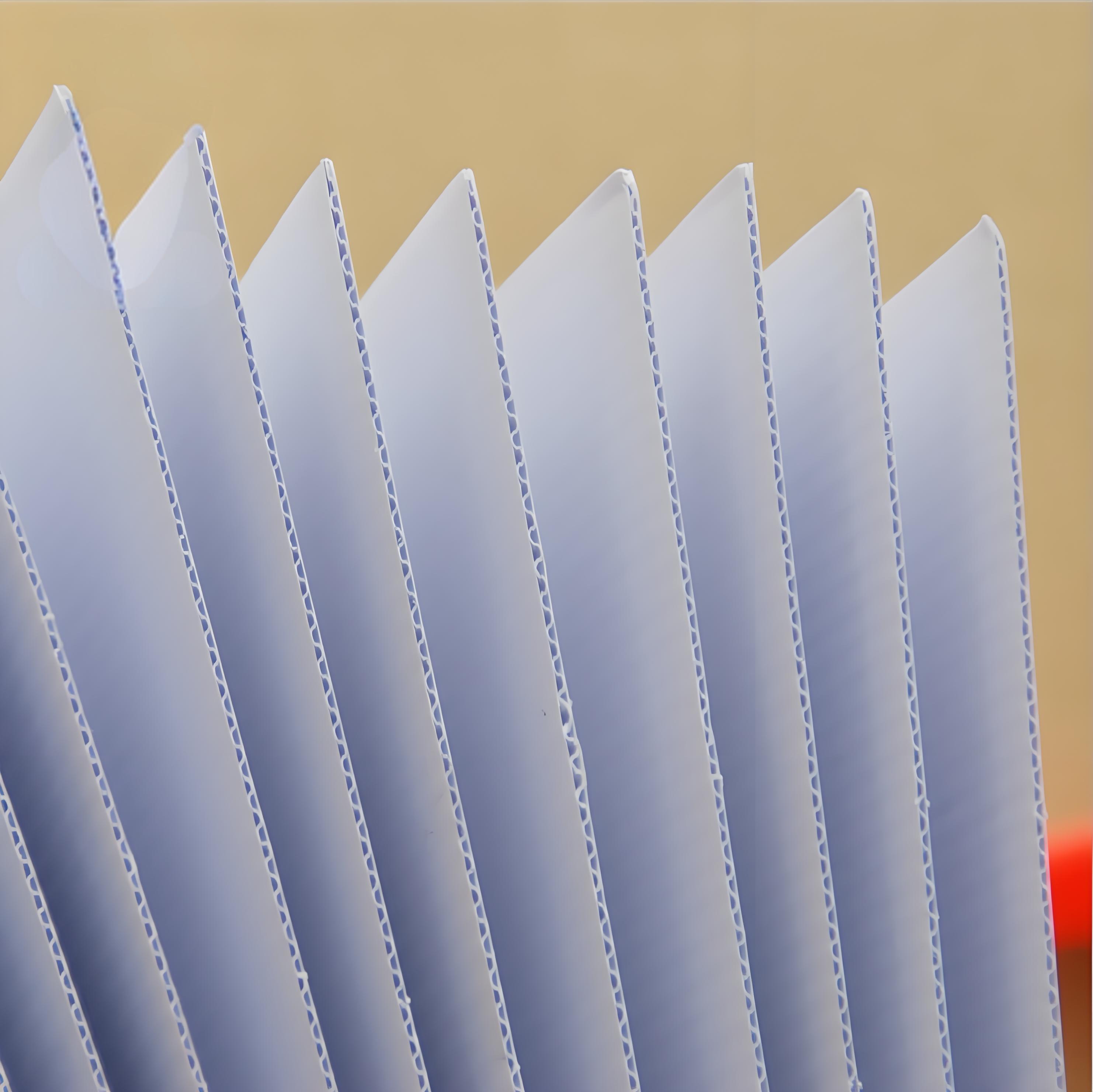 Qingdao Zhiguan Industry And Trade Co., Ltd. Three-layer colored corrugated paper Corrugations E and F Customizable size