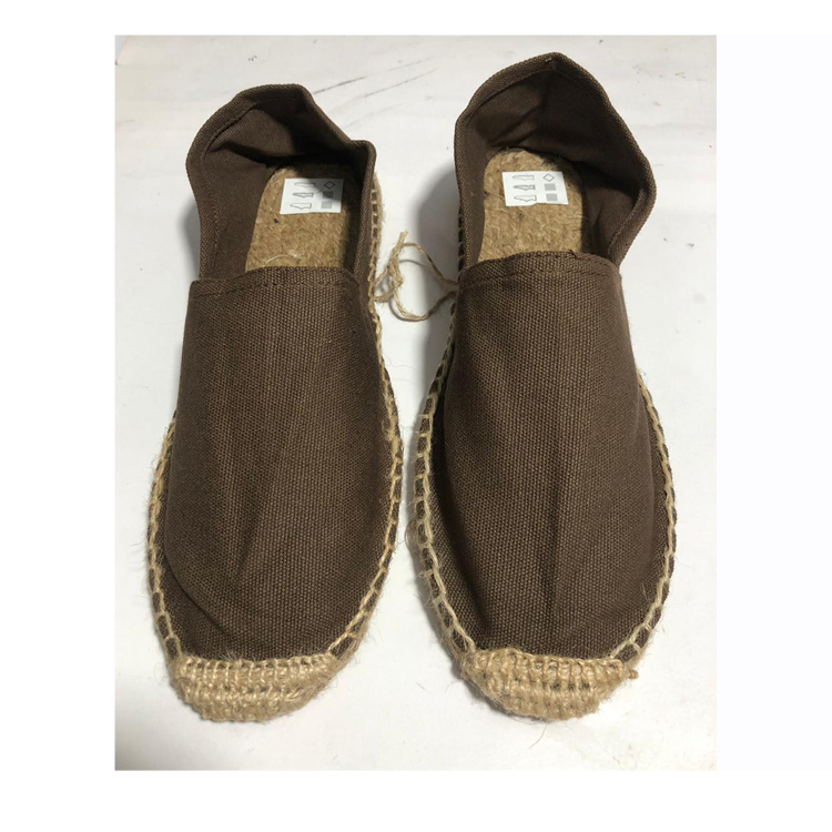 Espadrilles Best Selling Top Quality Custom Size Plain Solid Color Traditional Espadrilles Flat Shoes for All Season