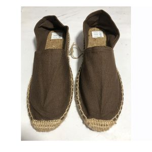 Espadrilles Best Selling Top Quality Custom Size Plain Solid Color Traditional Espadrilles Flat Shoes for All Season
