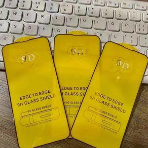 Cell Phone Accessory Full Cover 9D Tempered Glass Screen Guard Protector For iPhone 16 Pro Max Screen Protector Glass  15 Pro