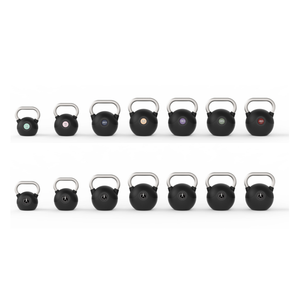 CPU Coated Kettlebell Fitness Exercise Equipment High Quality Chrome Handle Grip KettleBell