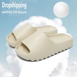 Dropshipping Sandals Slide Slipper Custom Logo New Style Dropshipping Products Casual Flat Shoe For Women Ladies Dropship Direct