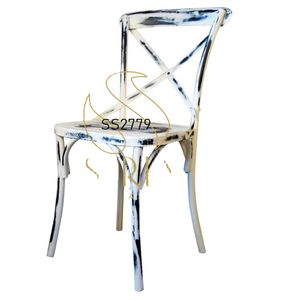 Handmade Modern & French Designer Iron Chair for Restaurant Hotel Indian Industrial Style for Living Room Bedroom Furniture