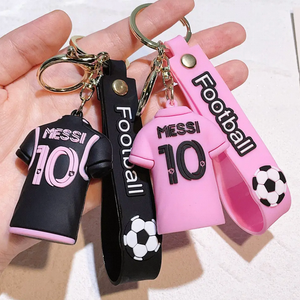 Leo Messis Men's T-shirt Miami Home/Away 10 Messi Major League Soccer Jersey Top Keychain Sweatshirt