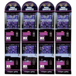 Small Claw Machine Cheap Table Top Coin Operated Toy Vending Machine for Racing Coin Pusher