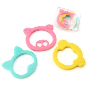 Wellfine Custom Baby Teethers Silicone Teether Ring