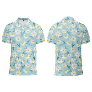 Wholesale Men Summer Polo Shirts Printed Plus Size Men's Polo Shirts Customized Logo Polo T-shirt
