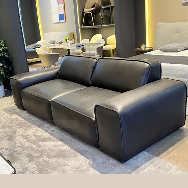 Custom Multi Functional Living Room Furniture Electric Real Leather Sofa