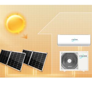 Chliss 12000Btu Solar Ac Dc Units Air Conditioner Hybrid Solar Power Airconditioner Wall Split Air Conditioner For Home