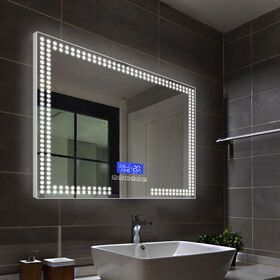 Wall Mounted LED Illuminated Makeup Bathroom Mirror with Anti-fog Function