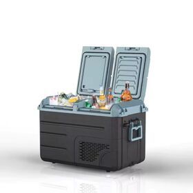 Hot selling product 38L lldpe material portable removable car refrigerator camping refrigerator car fridge cooler