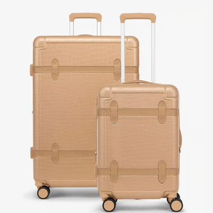 Travel Women Luggage Sets 2-Piece Royal Luggage Set Vintage Fashion Carry on Set 20 and 24 Inches Luggage