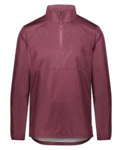 Men pullover customized size use in winter sun protection available in all color full sleeve with half zip on neck side pocket