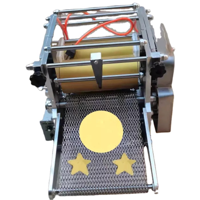 Zhecheng Hong Xin Machinery Factory Hot Sale commercial corn tortilla roller press making machine corn tortilla machine for restaurant
