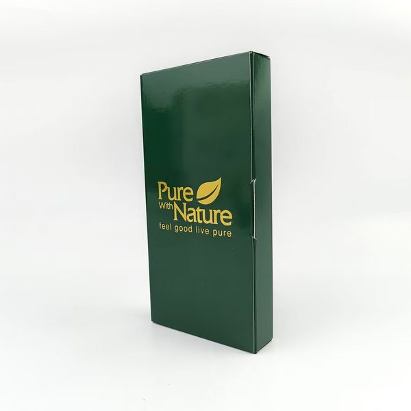 Green Cosmetic Logo packaging box bulk essence skin care products thickened white card lotion paper box
