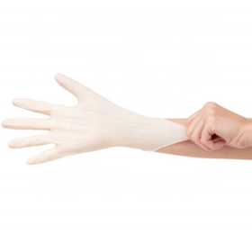 Surgical Gloves finger guantest latex medic gans medical en lavex poudrier