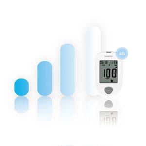 Your wise choice 4G blood glucose monitoring blood glucose meter kit helps the elderly to easily manage blood glucose remotely