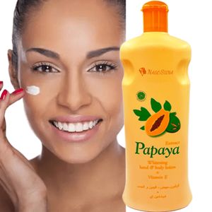 NAGOSUNA OEM Vitamin high quality C Body Butter Cream Skin Whitening papaya coconut Milk Body Lotion