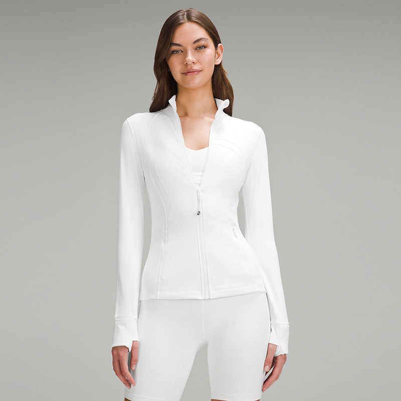 Wholesale lulu lemon women's sports jacket yoga wear sportswear running fitness lulu jacket coat