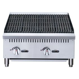 Professional Commercial Stainless steel Tabletop gas charbroiler grill BBQ countertop grill restaurant
