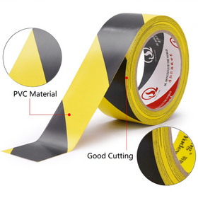 yellow + black self-adhesive Yellow + Black Caution Tape Hazard Warning security tape