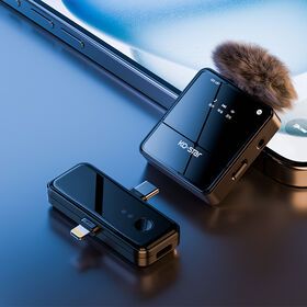 Professional Condenser Wireless Lavalier Lapel Microphone Noise Reduction studio recording clip on wireless microphone