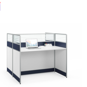 Wholesale modern office furniture staff work station 2 person seater office workstation table