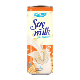 Hot Sale Premium Quality 250ml Canned High Quality Soy Milk Drink from Vietnam Supplier Good Choice