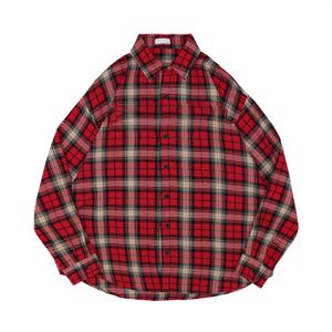 wholesale custom shirt cotton plaid long sleeve casual dress business wear shirt winter thickened warm velvet men flannel jacket