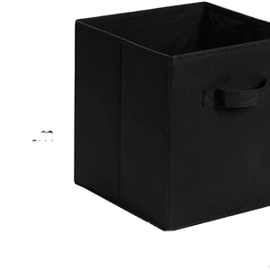 2024 Hot selling cubes uncovered clothing and toy storage box desktop organizer wardrobe drawer non-woven square storage basket