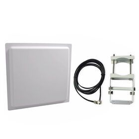 12 dBi Linear Antenna RS485/RS232 Smart Card Reader Long Range uhf rfid Integrated reader with built in antenna
