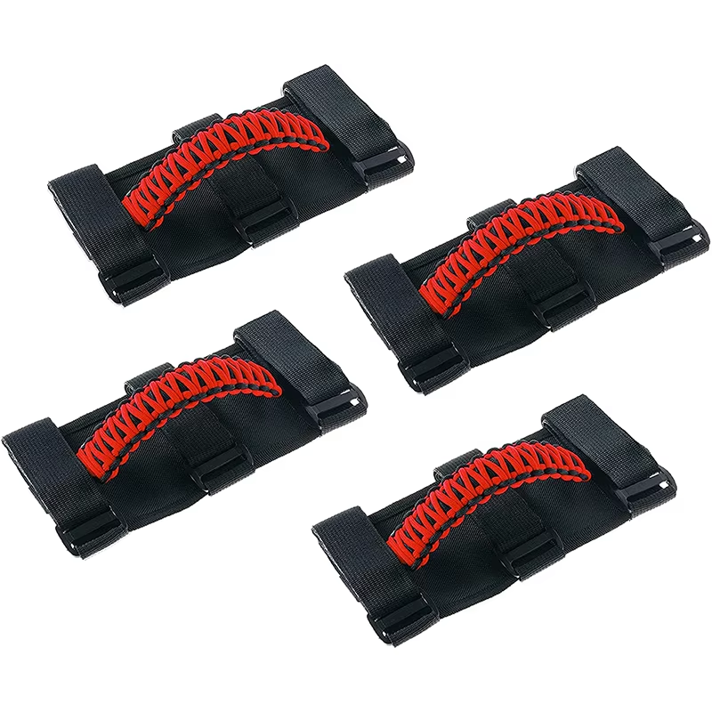 Yiwu Houzhi Outdoor Products Co., Ltd. MESOROCK Durable Red Car Handle Bar Assist for Jeep Gadgets Interior Accessories adjustable Car Grab Handle