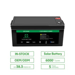 Solar Battery 12V 400AH High Discharge Rate Fast Charge Lifepo4 Battery Solar Energy Storage Batteries