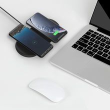 Dual Wireless charging pad for two mobile phone charging 10W fast wireless charger