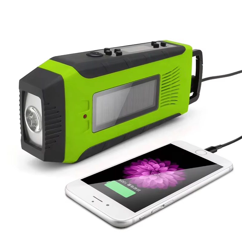 2024 N92 Portable Solar Powered 2000mAh Radio FM & AM NOAA Rechargeable Weather Alert Emergency outdoor Survival Camping
