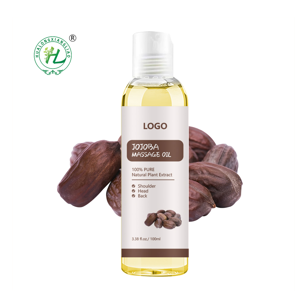 Bulk Organic Full Body Massage Oil private label Factory,100ML 100% Pure & Natural Golden Jojoba Massage Oil for Massage therapy