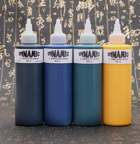 2023 Hot Sale Original Dynamic TBK 8 oz triple black color tattoo ink 240ml