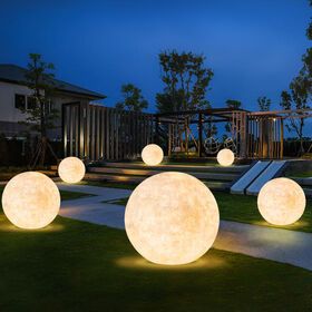 Factory Customized Outdoor Lighting Moon Lamp Warm Lamp Waterproof Shape Decoration Garden Light