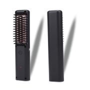 Professional MIni Hair Striaghtener Travel Rechargeable Wireless Men Beard Brush