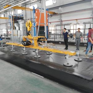 vacuum lifting device for sheets, panels