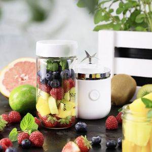 Super hot Fruit Vegetable DIY Juice Extractor 380ml Rechargeable Smoothie Blender Portable Mini USB Blender