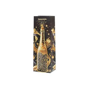 Personalized Wine Bottle Paper Gift Bags Bulk, Custom Wine Shopping Paper Bags Wholesale