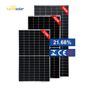 ODM Customization Durable Solar Photovoltaic Panels Long Term Warranty All Black Backsheet Solar Plates