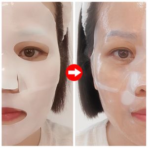 Organic Bio Collagen Real Deep Sheet Masks Soluble Collagen Film Nourishing Facial Mask