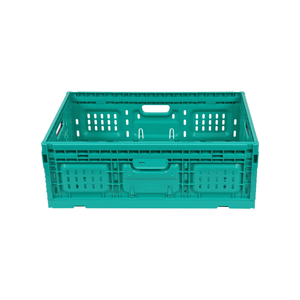 JOIN Large Capacity Plastic Rectangular Coloured Impact Collapsible Crates for Vegetable And Fruit Storage