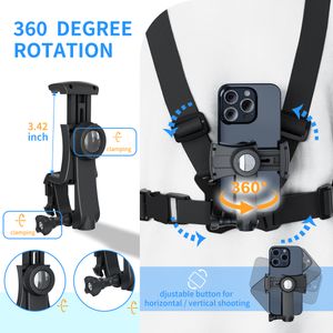 New Chest Camera Holder Phone Harness Action Camera Chest Mount For iPhone Chest Mount