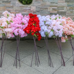 Hot Selling Different Types Silk Cherry Blossom Tree Branch Artificial Sakura Flower For Wedding Decor