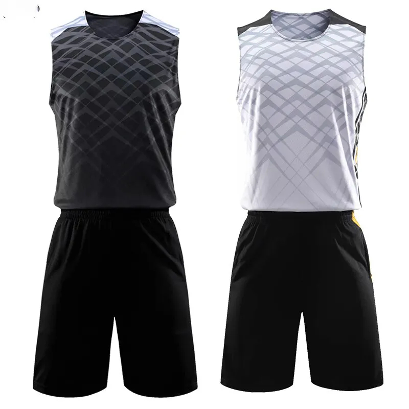 CARRION INDUSTRY Custom high quality sublimated youth basketball wear jersey uniform men white and black color set