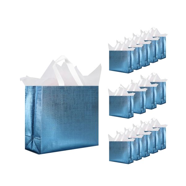 Wholesale Cheap Non-Woven Party Gift Bag Bulk Custom Reusable Gift Bag For Wrapping Gifts Birthday Wedding Parties Graduation